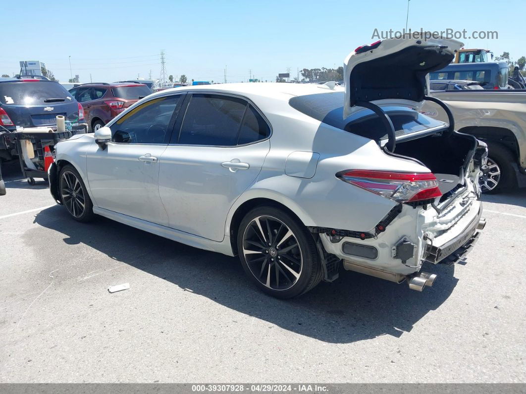 2019 Toyota Camry Xse White vin: 4T1B61HK6KU755146