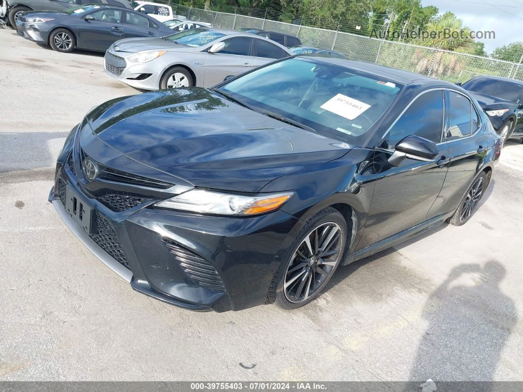 2019 Toyota Camry Xse Черный vin: 4T1B61HK6KU762341