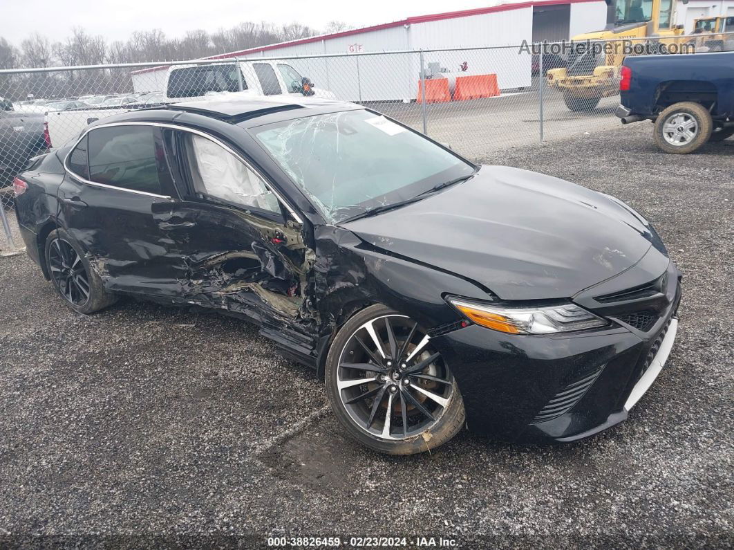 2019 Toyota Camry Xse Black vin: 4T1B61HK6KU845171