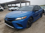 2019 Toyota Camry Xse Синий vin: 4T1B61HK8KU168379