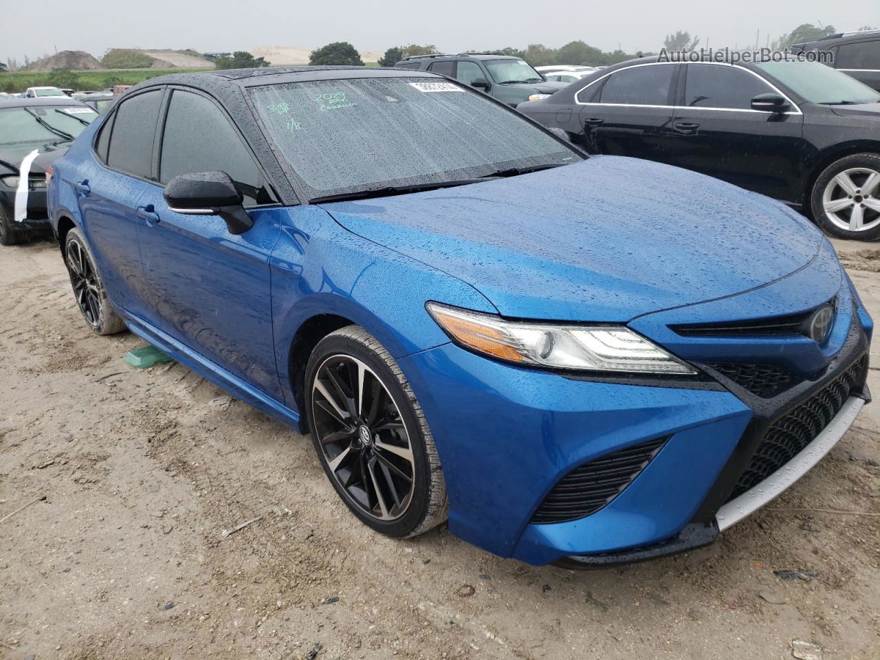 2019 Toyota Camry Xse Blue vin: 4T1B61HK8KU168379