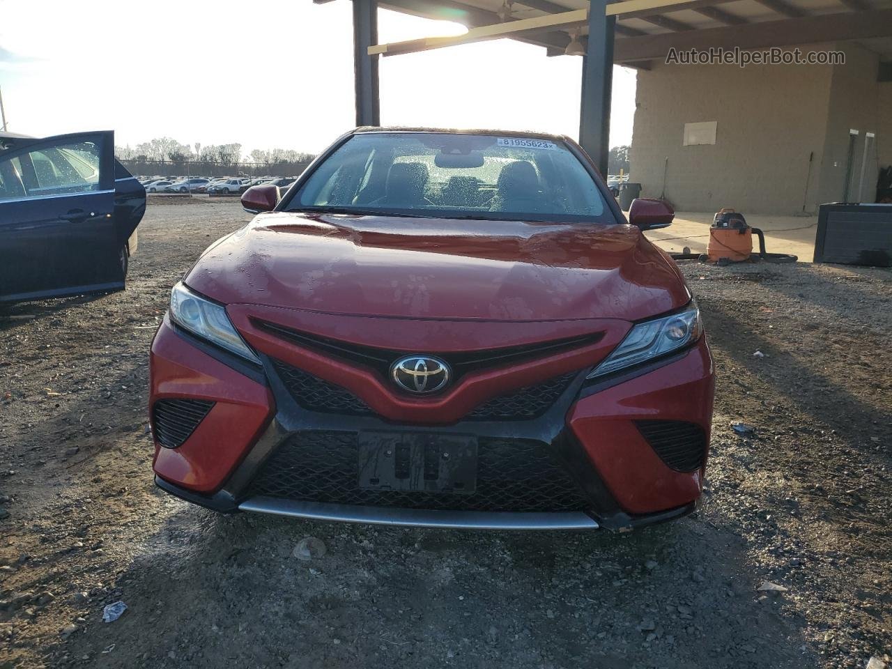 2019 Toyota Camry Xse Red vin: 4T1B61HK8KU180838