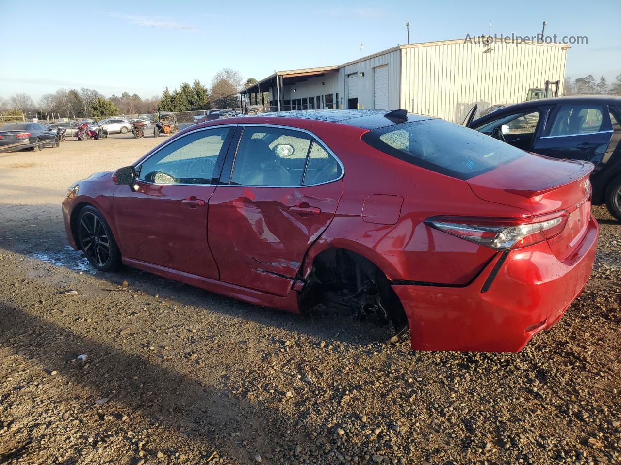 2019 Toyota Camry Xse Red vin: 4T1B61HK8KU180838