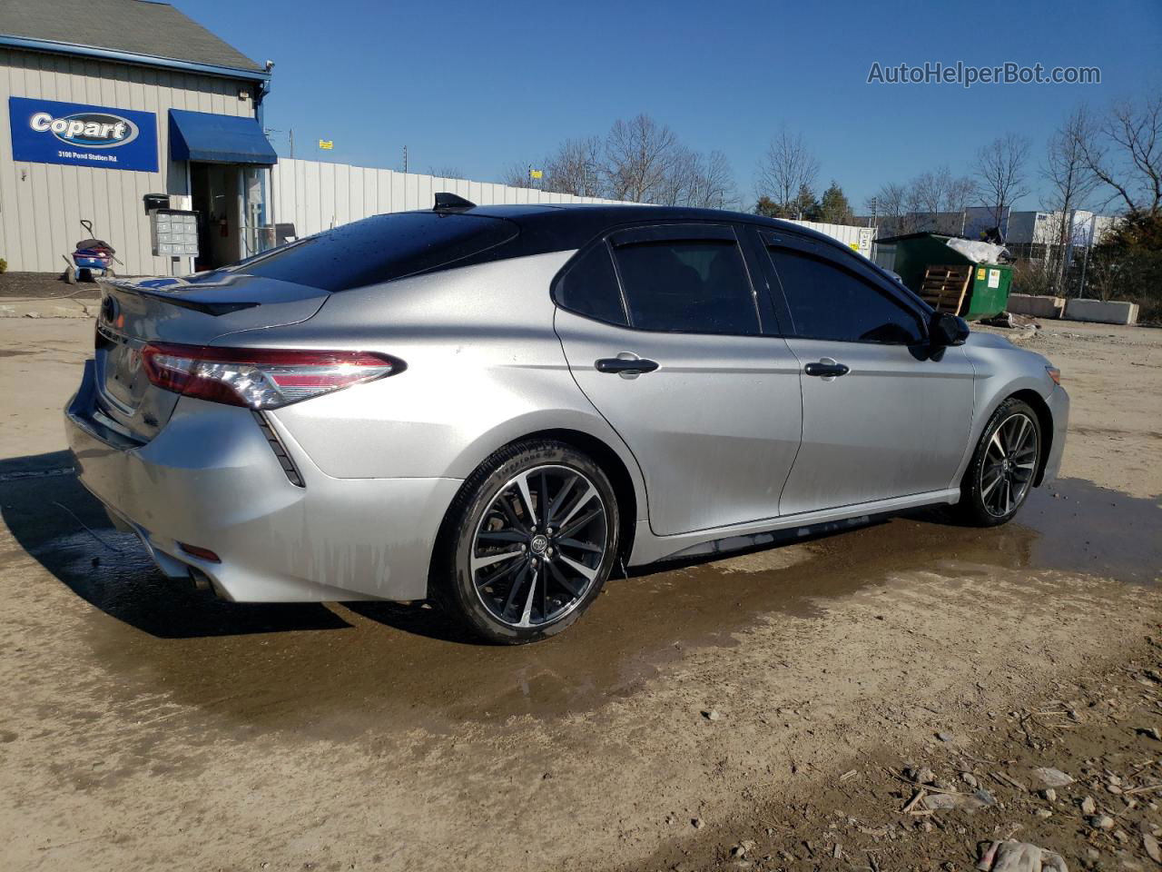 2019 Toyota Camry Xse Silver vin: 4T1B61HK8KU231299