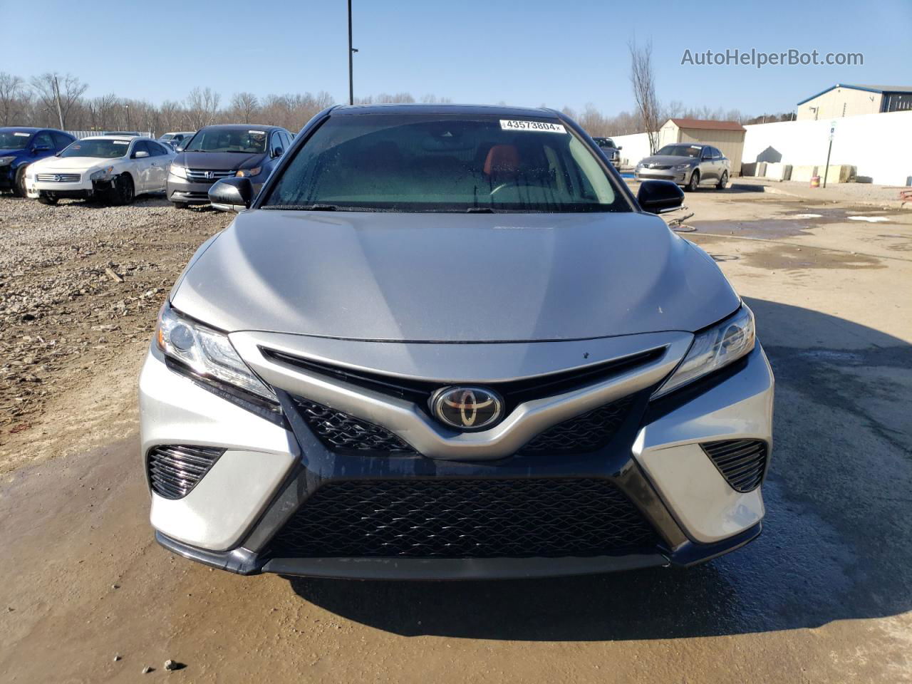 2019 Toyota Camry Xse Silver vin: 4T1B61HK8KU231299