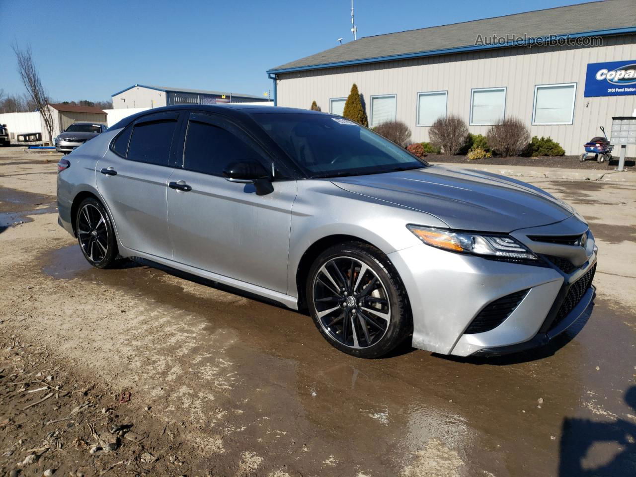 2019 Toyota Camry Xse Silver vin: 4T1B61HK8KU231299