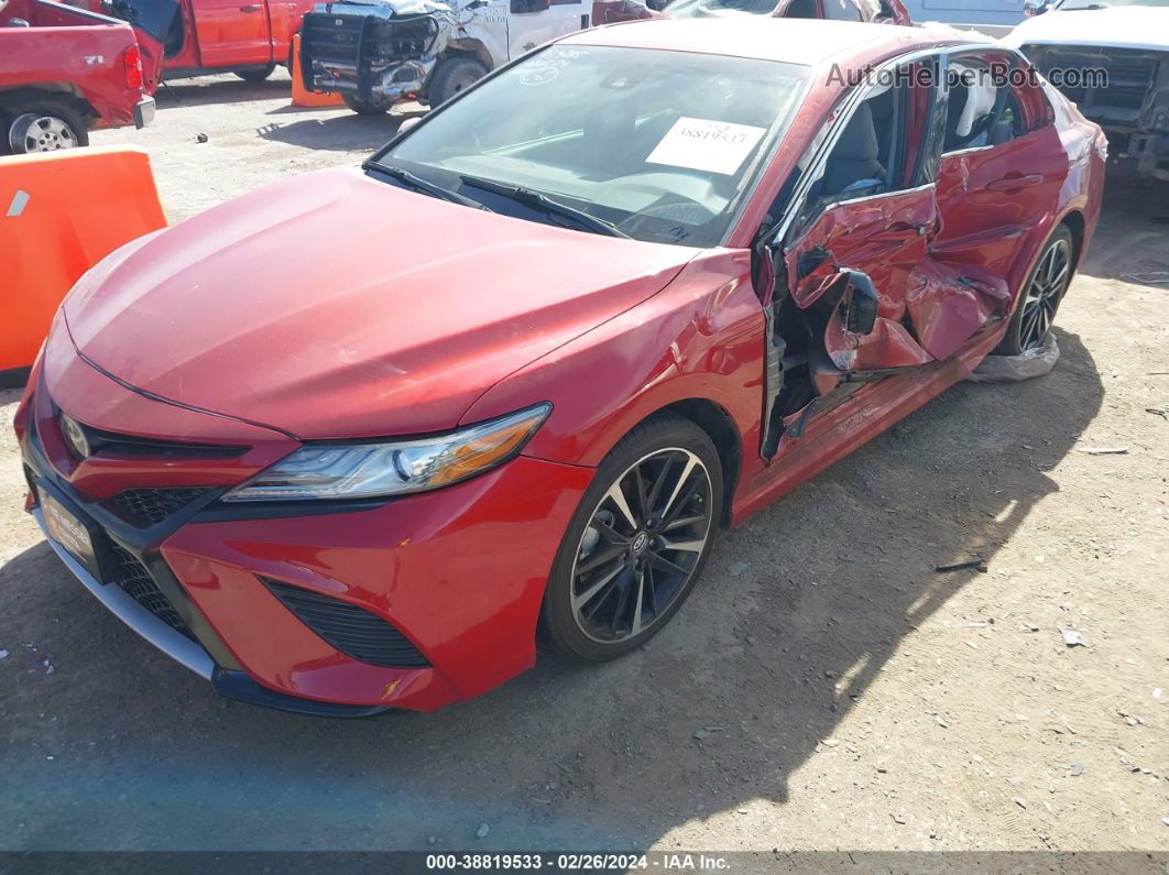 2019 Toyota Camry Xse Red vin: 4T1B61HK8KU235840