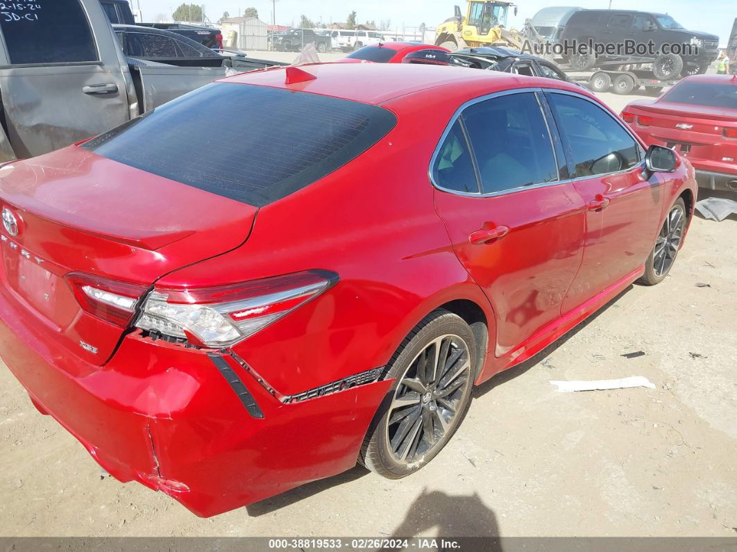 2019 Toyota Camry Xse Red vin: 4T1B61HK8KU235840