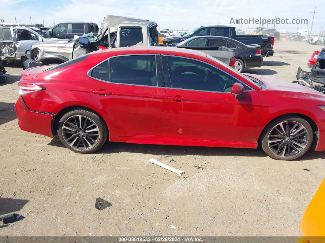 2019 Toyota Camry Xse Red vin: 4T1B61HK8KU235840