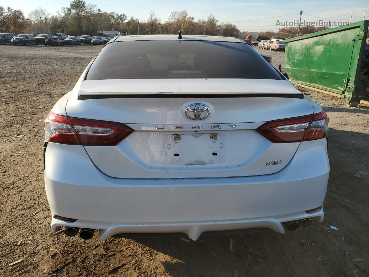 2019 Toyota Camry Xse White vin: 4T1B61HK8KU261340