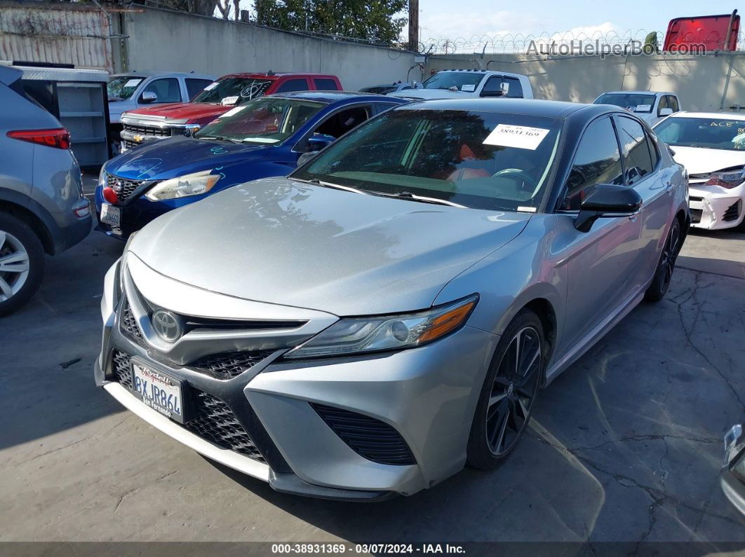 2019 Toyota Camry Xse Серый vin: 4T1B61HK8KU266750