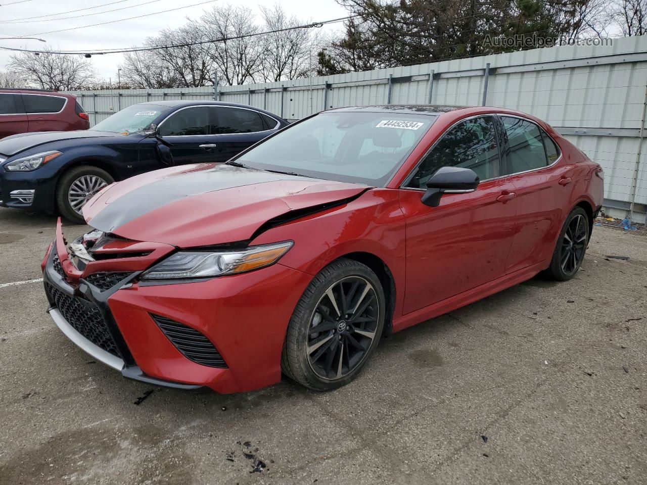 2019 Toyota Camry Xse Красный vin: 4T1B61HK9KU182601