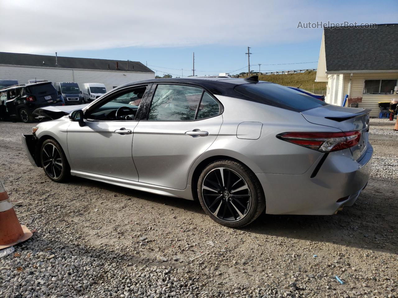 2019 Toyota Camry Xse Silver vin: 4T1B61HK9KU280527