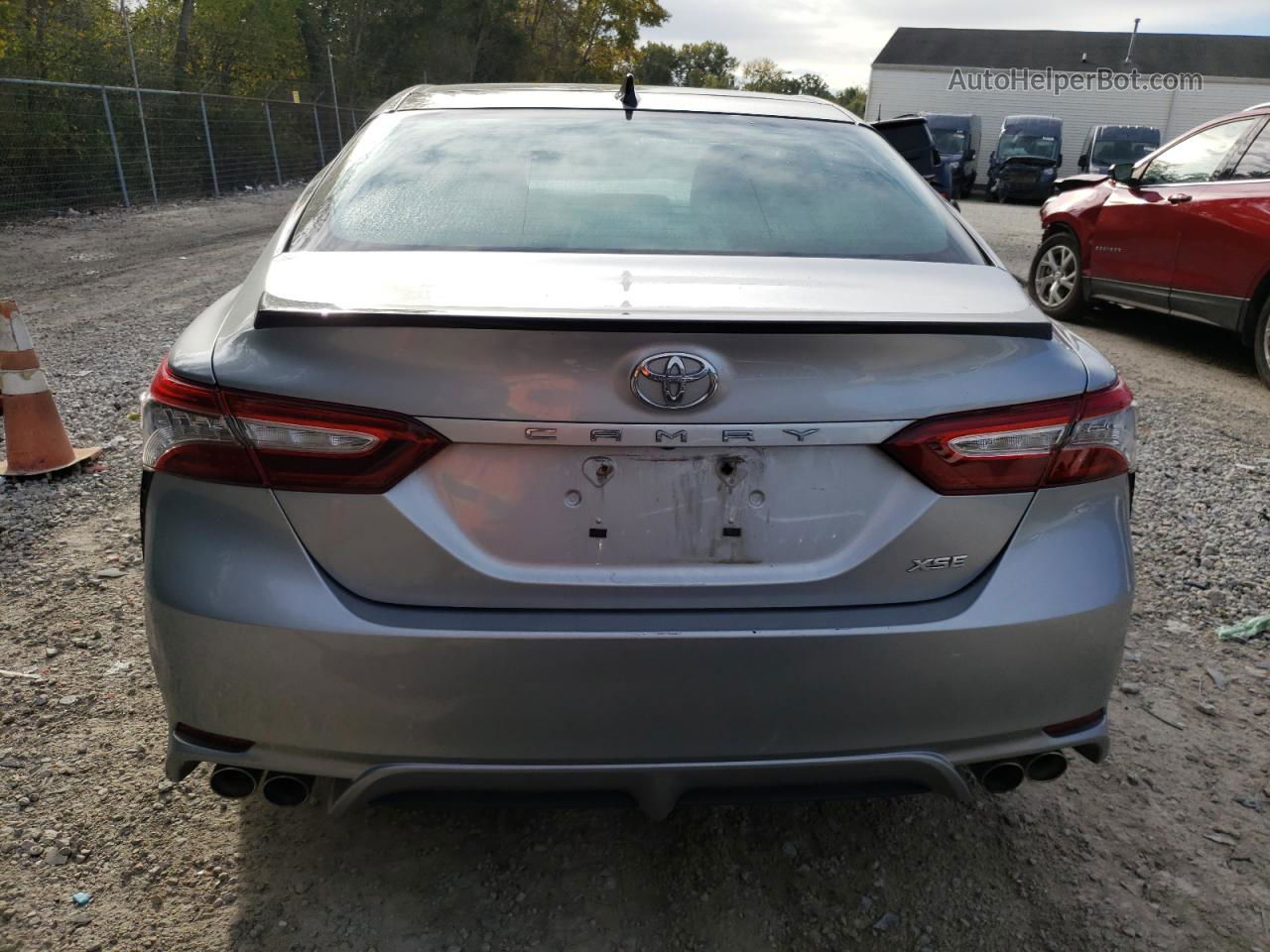 2019 Toyota Camry Xse Silver vin: 4T1B61HK9KU280527