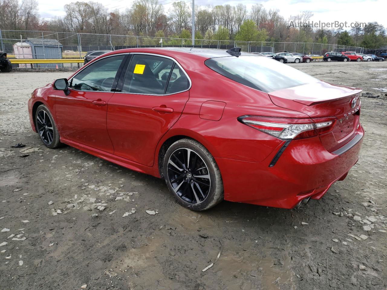 2019 Toyota Camry Xse Red vin: 4T1B61HKXKU160400