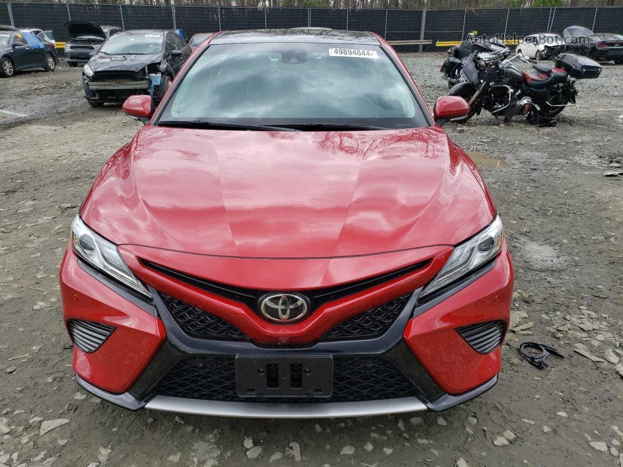 2019 Toyota Camry Xse Красный vin: 4T1B61HKXKU160400