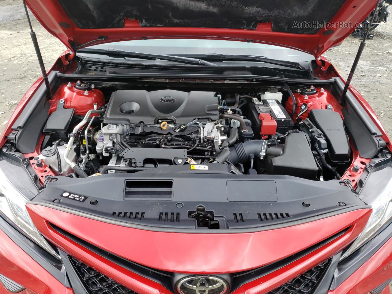 2019 Toyota Camry Xse Red vin: 4T1B61HKXKU160400