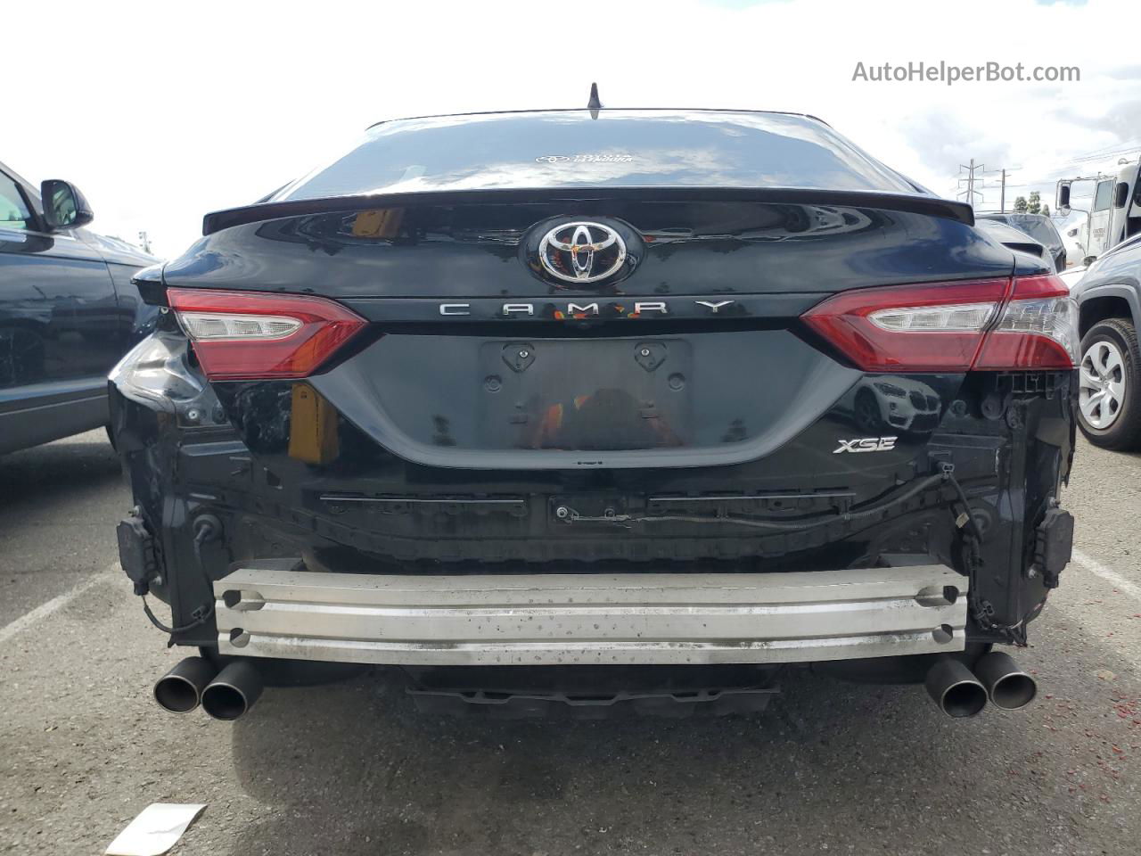 2019 Toyota Camry Xse Black vin: 4T1B61HKXKU189945