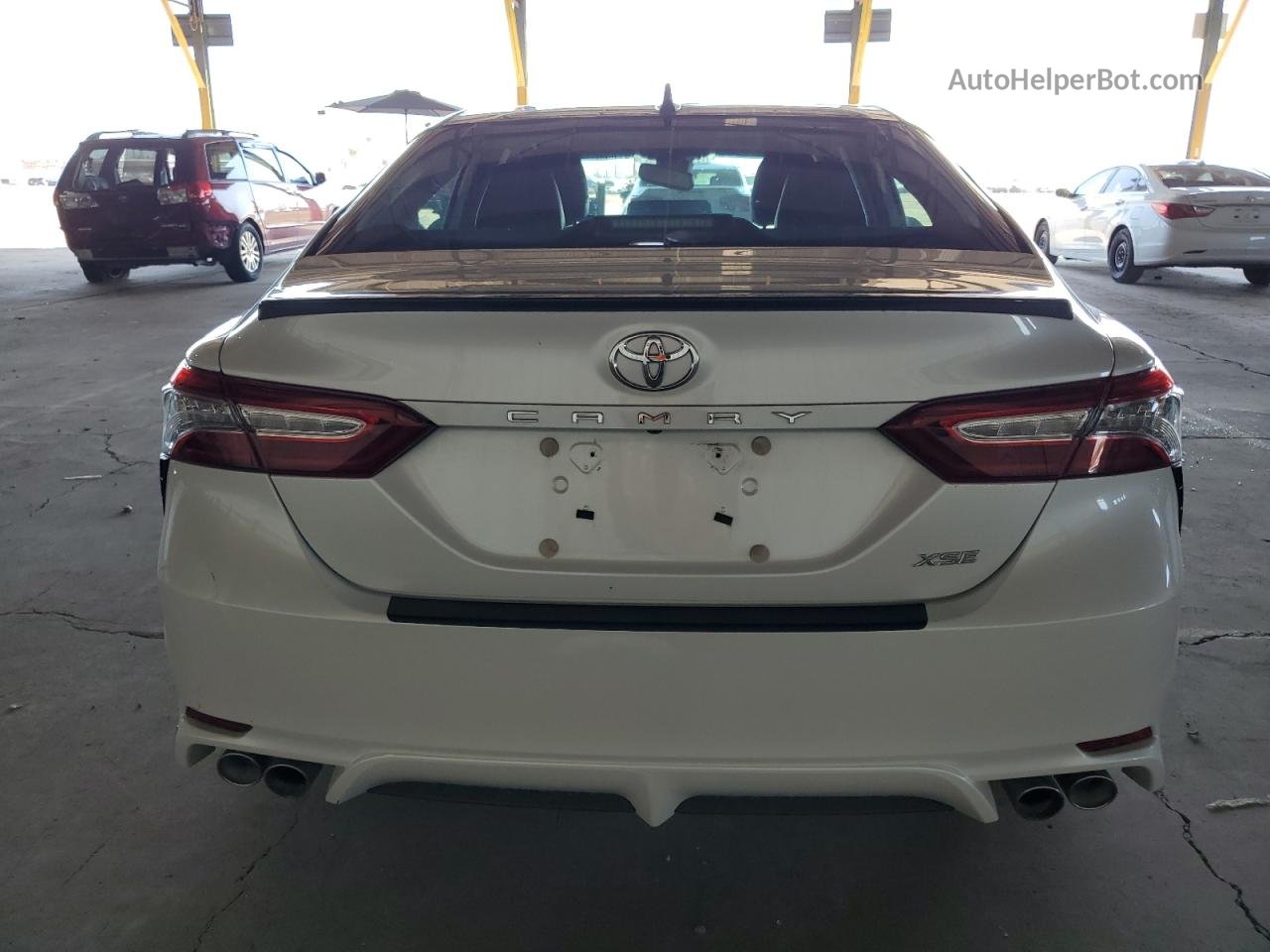2019 Toyota Camry Xse Белый vin: 4T1B61HKXKU220319