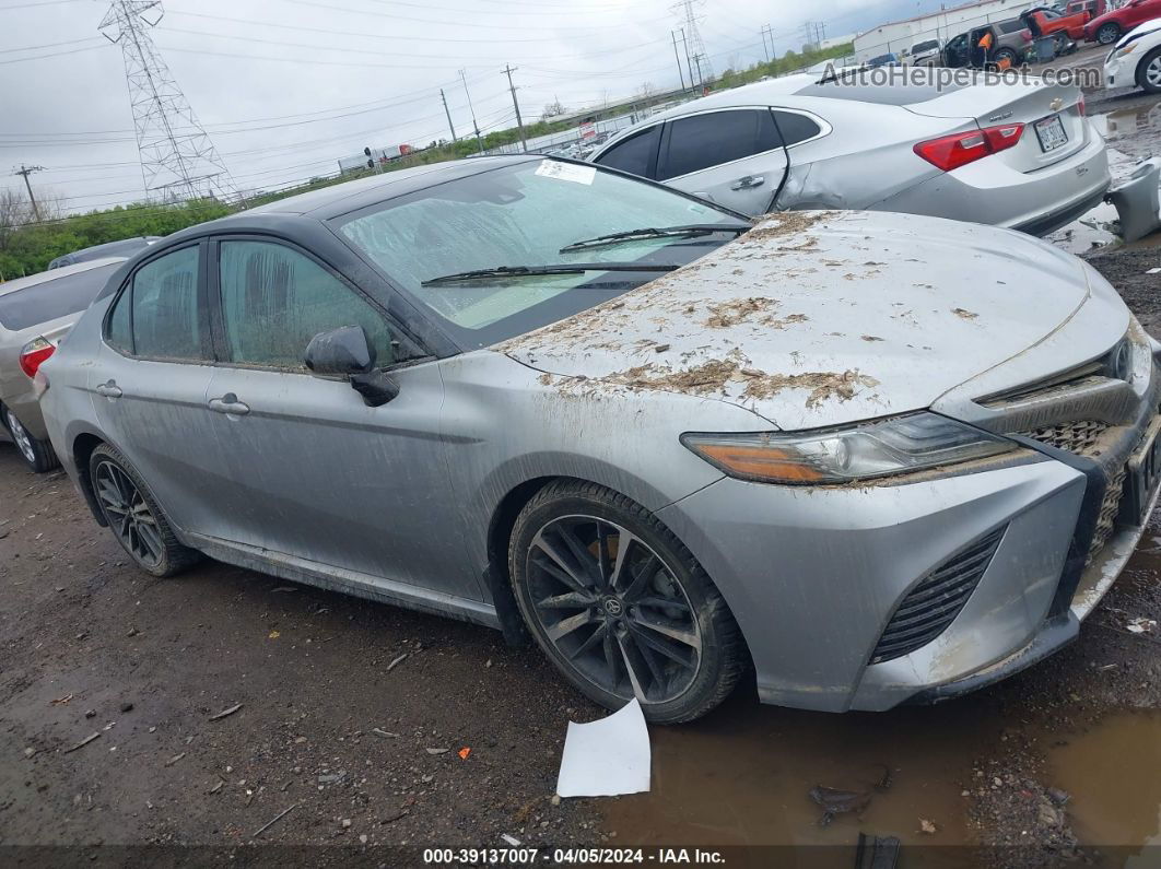 2019 Toyota Camry Xse Silver vin: 4T1B61HKXKU242692