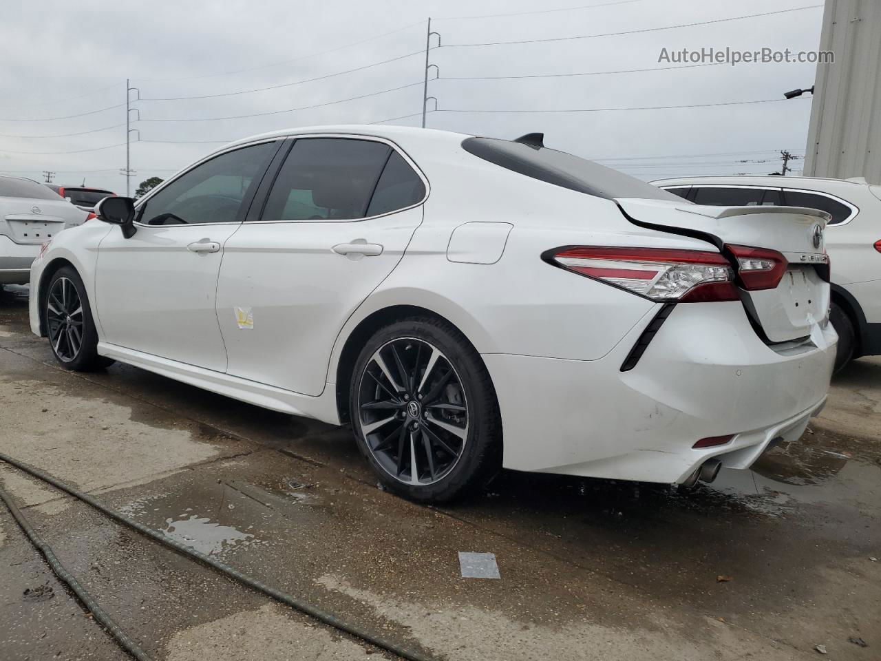 2019 Toyota Camry Xse Белый vin: 4T1B61HKXKU733926