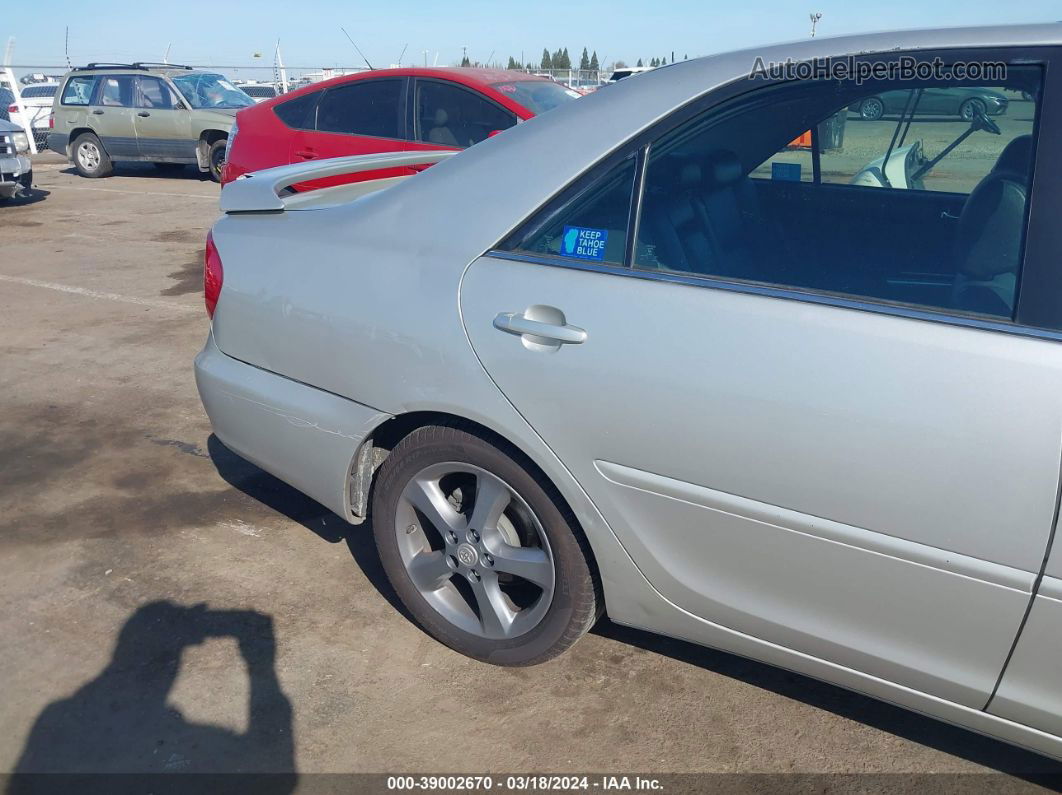 2005 Toyota Camry Se V6 Silver vin: 4T1BA30K15U039944