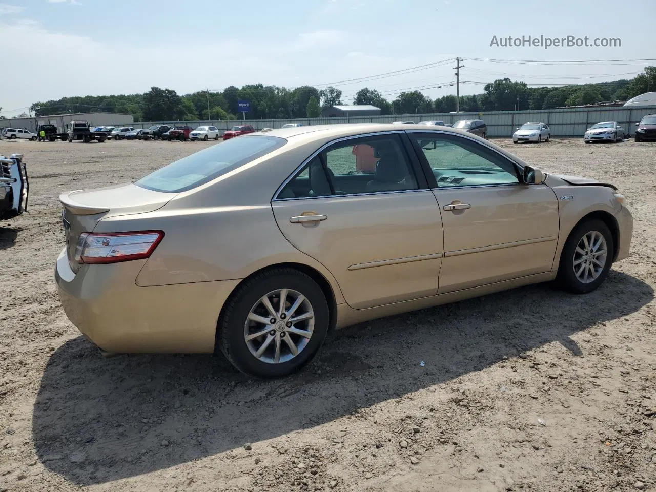 2011 Toyota Camry Hybrid Gold vin: 4T1BB3EK0BU136876