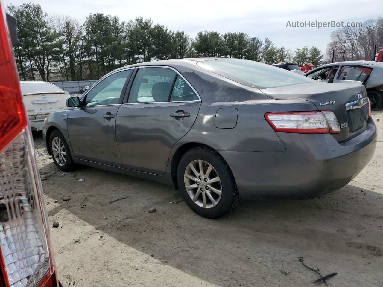 2011 Toyota Camry Hybrid Серый vin: 4T1BB3EK1BU137017