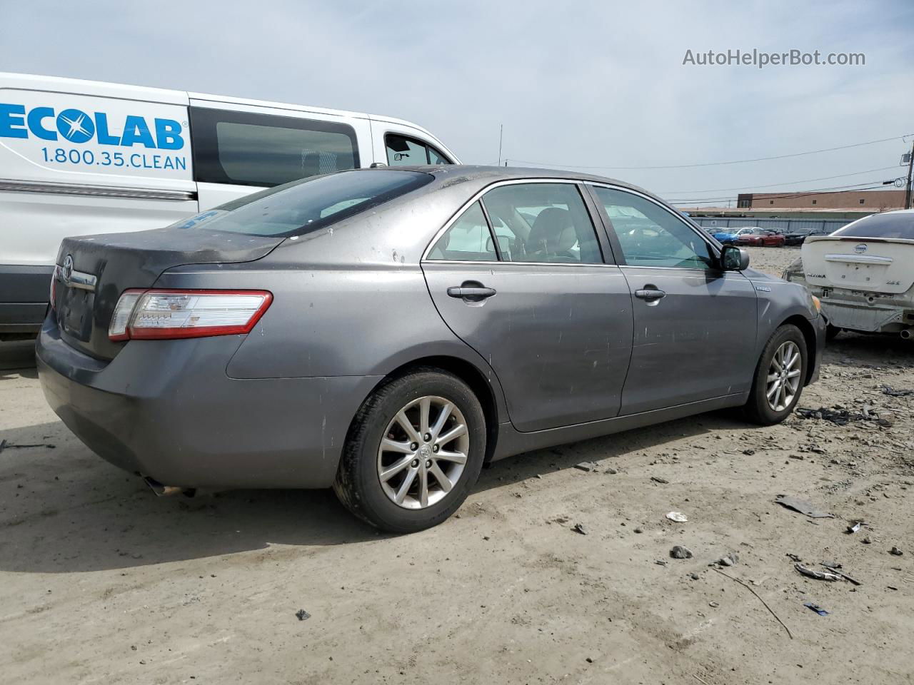 2011 Toyota Camry Hybrid Серый vin: 4T1BB3EK1BU137017