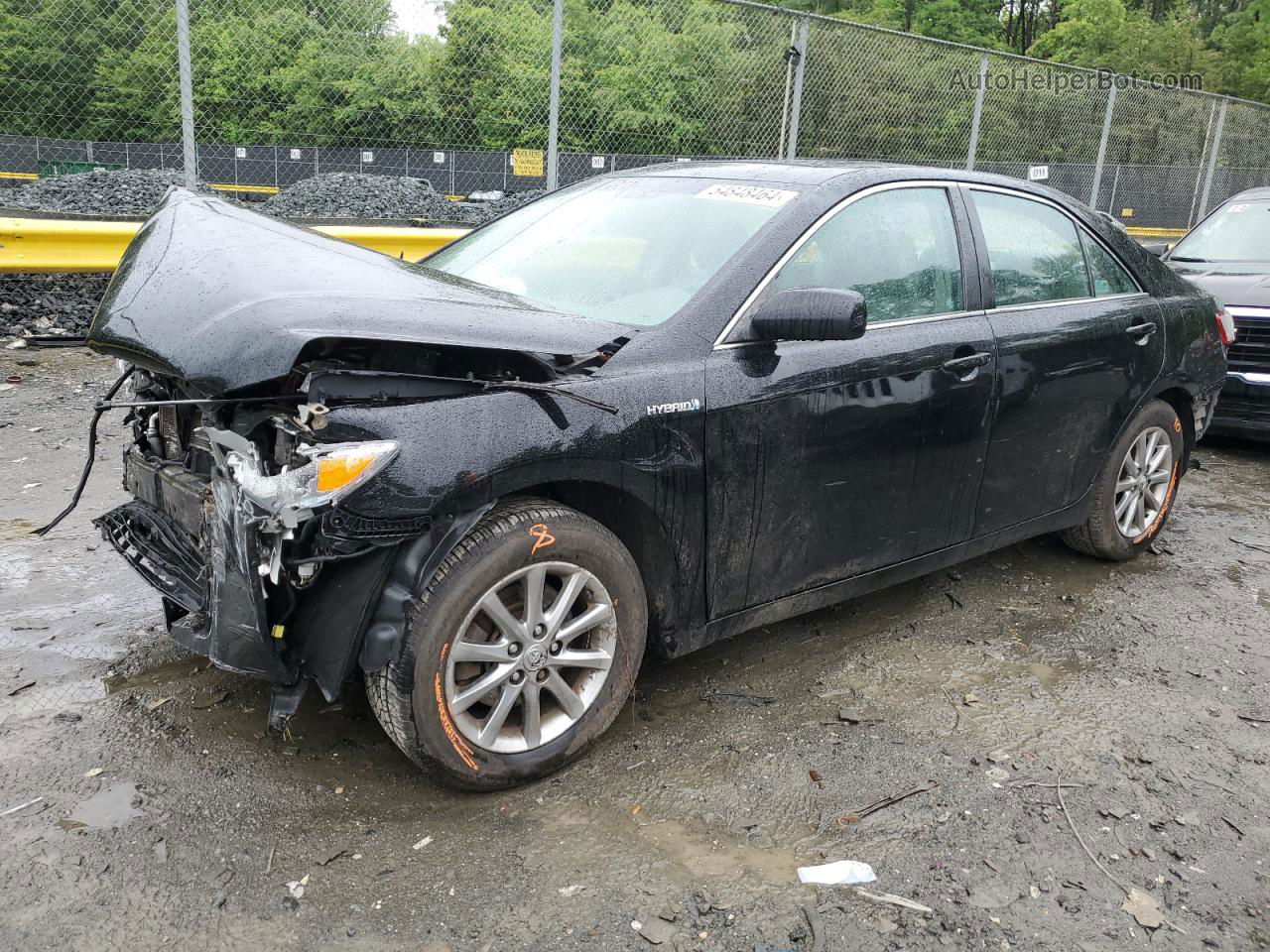 2011 Toyota Camry Hybrid Black vin: 4T1BB3EK2BU130402