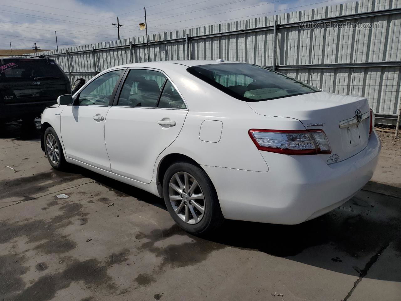 2011 Toyota Camry Hybrid Белый vin: 4T1BB3EK2BU135924