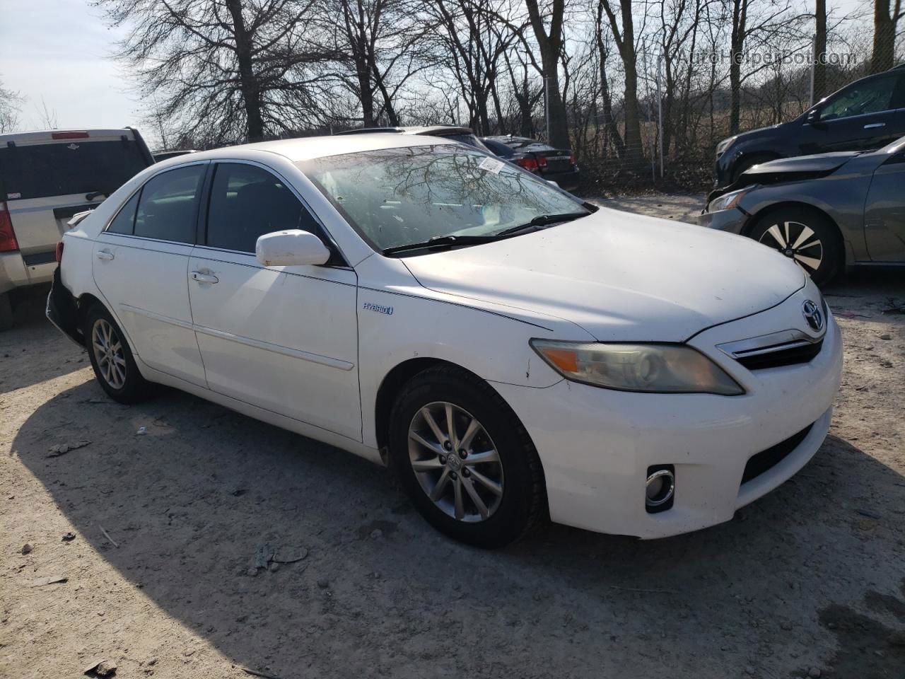 2011 Toyota Camry Hybrid Белый vin: 4T1BB3EK3BU137584