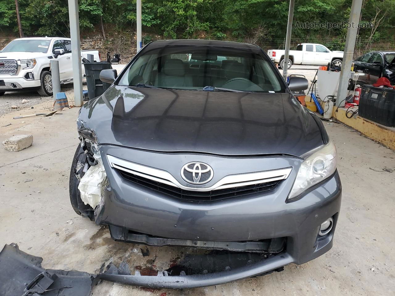 2011 Toyota Camry Hybrid Charcoal vin: 4T1BB3EK4BU128747