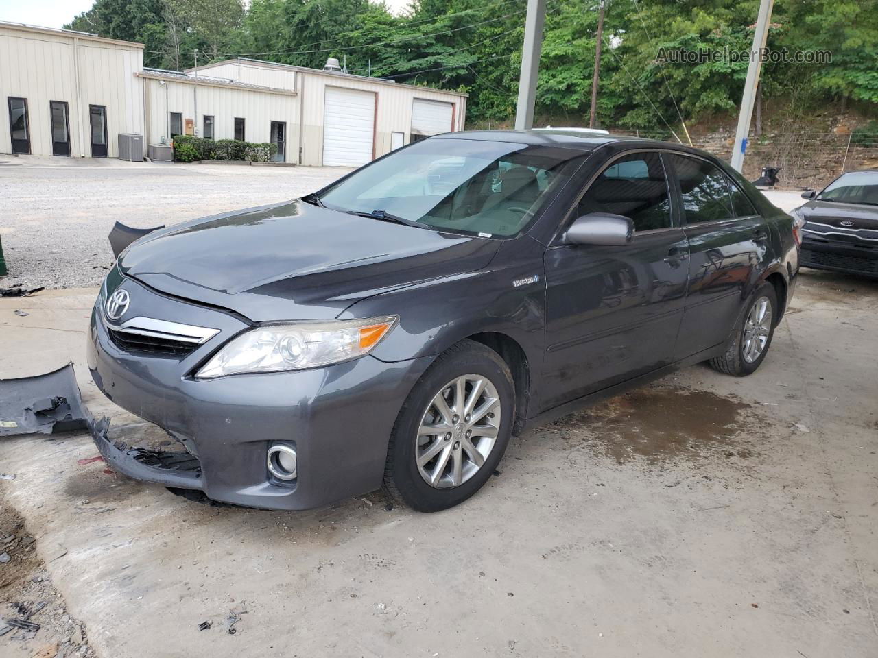 2011 Toyota Camry Hybrid Charcoal vin: 4T1BB3EK4BU128747