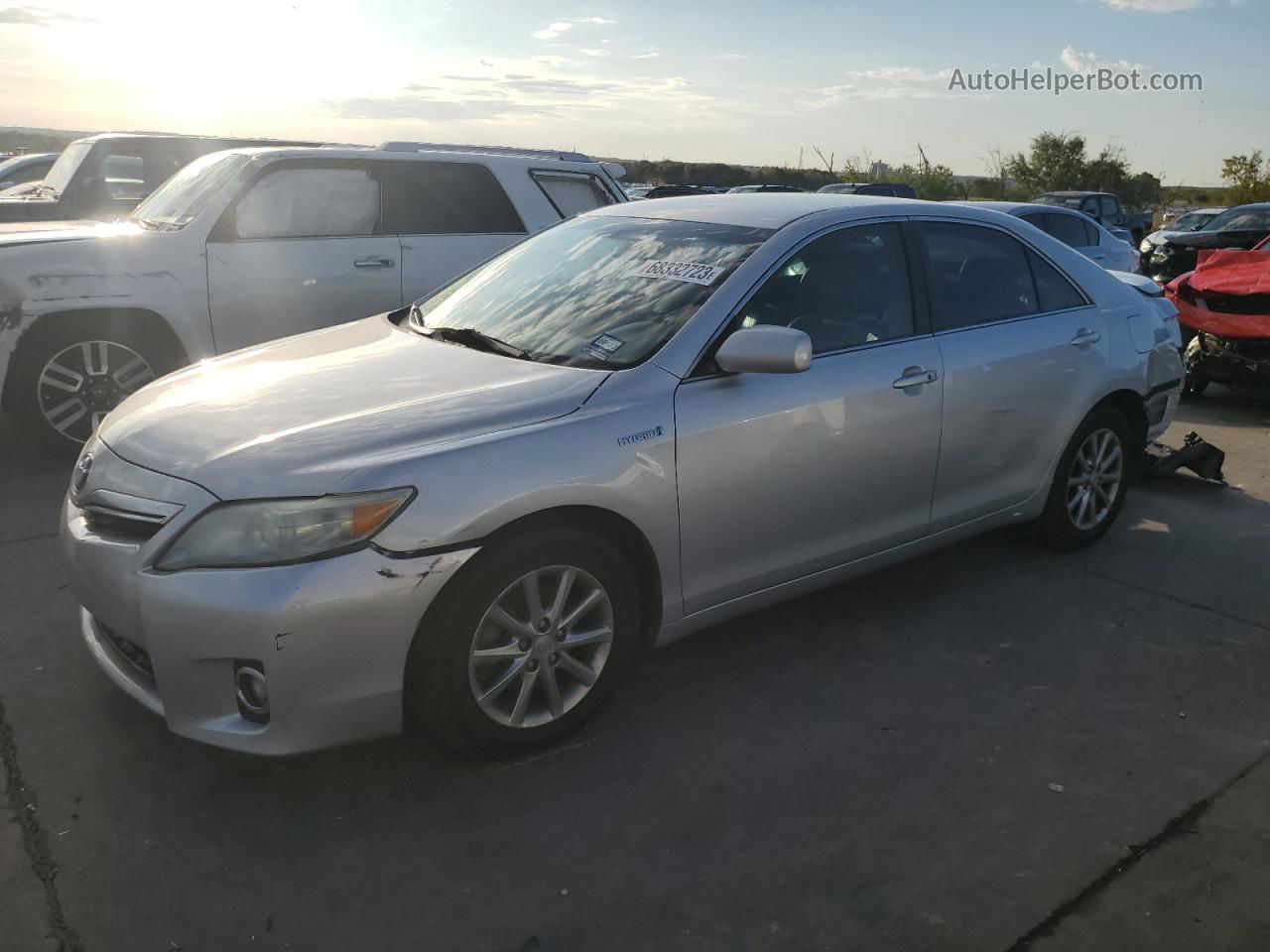 2011 Toyota Camry Hybrid Серебряный vin: 4T1BB3EK4BU129882