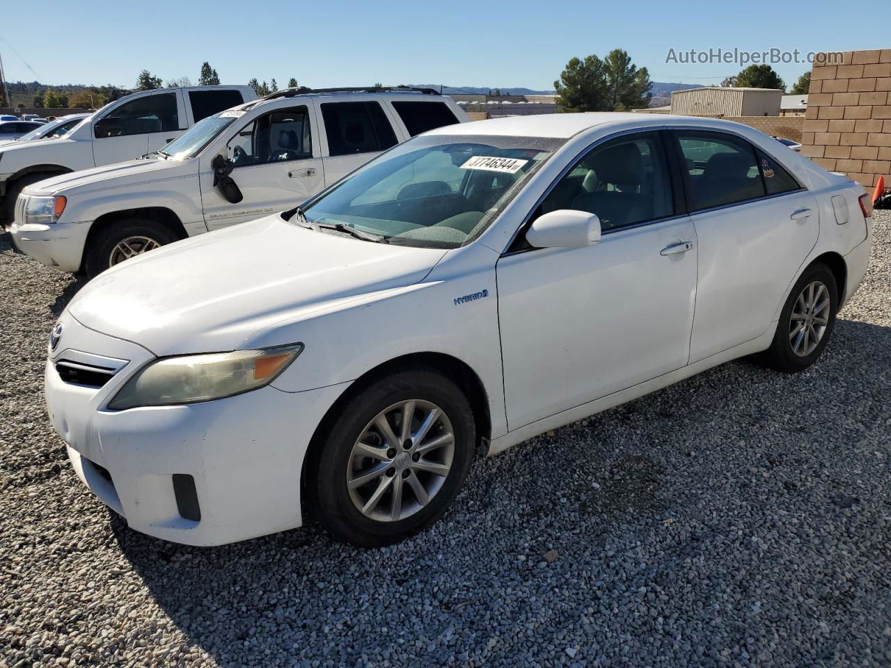 2011 Toyota Camry Hybrid White vin: 4T1BB3EK5BU129339