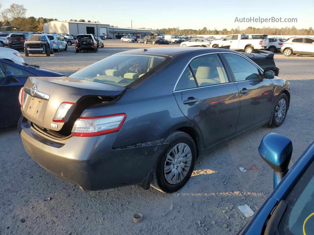 2011 Toyota Camry Hybrid Gray vin: 4T1BB3EK6BU142259