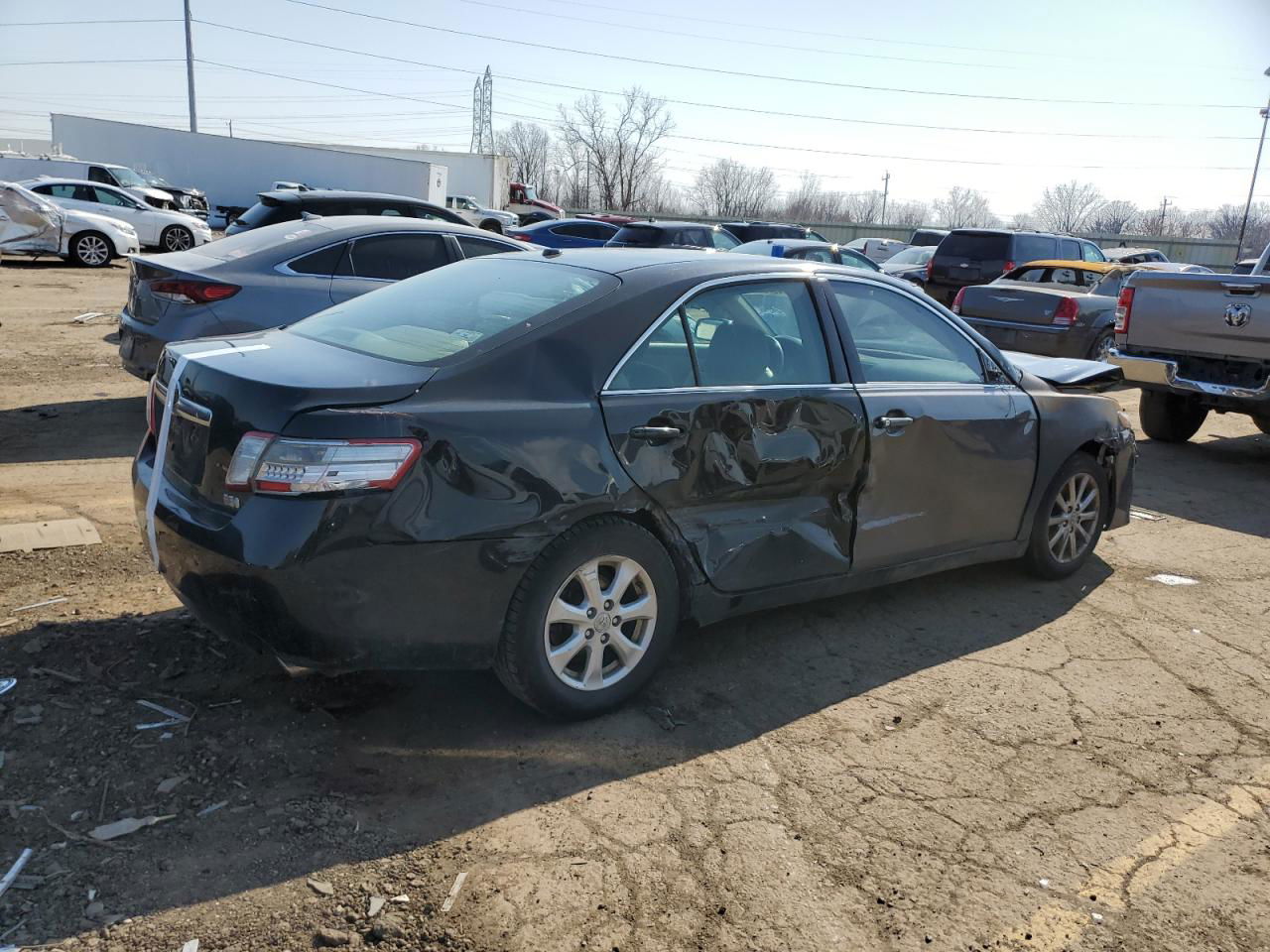 2011 Toyota Camry Hybrid Черный vin: 4T1BB3EK7BU139354