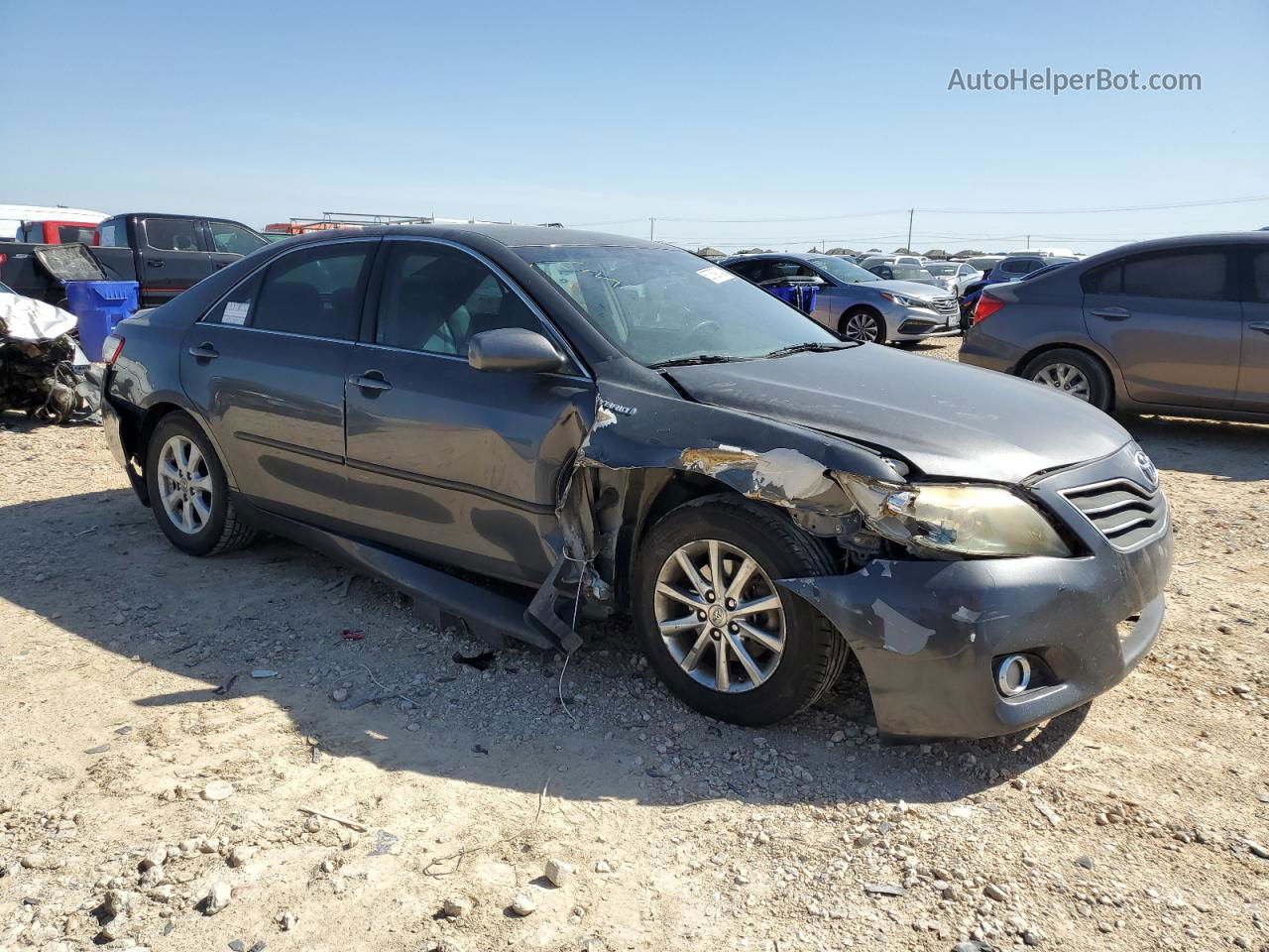 2011 Toyota Camry Hybrid Черный vin: 4T1BB3EK8BU141324