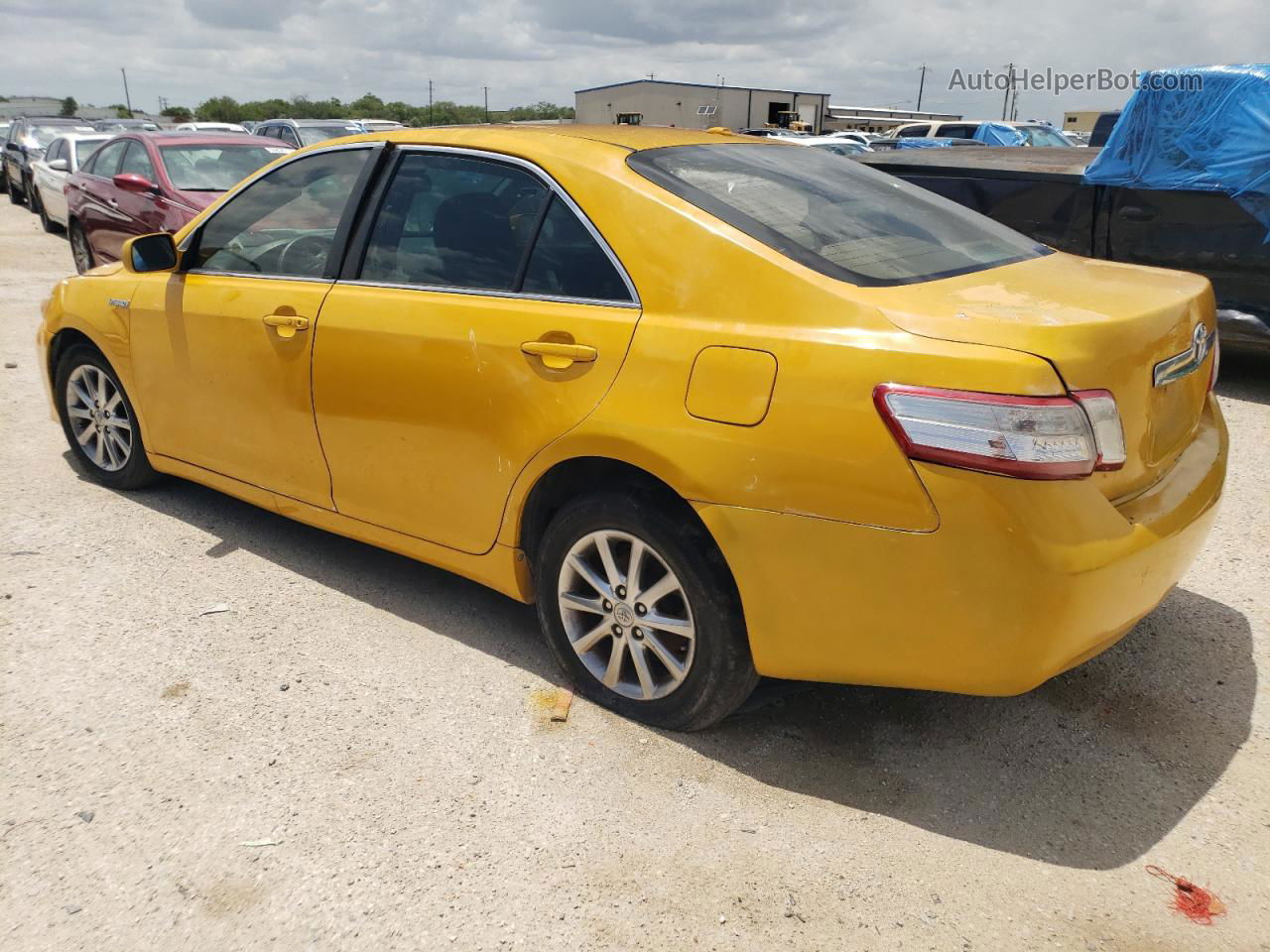 2011 Toyota Camry Hybrid Yellow vin: 4T1BB3EK9BU126492