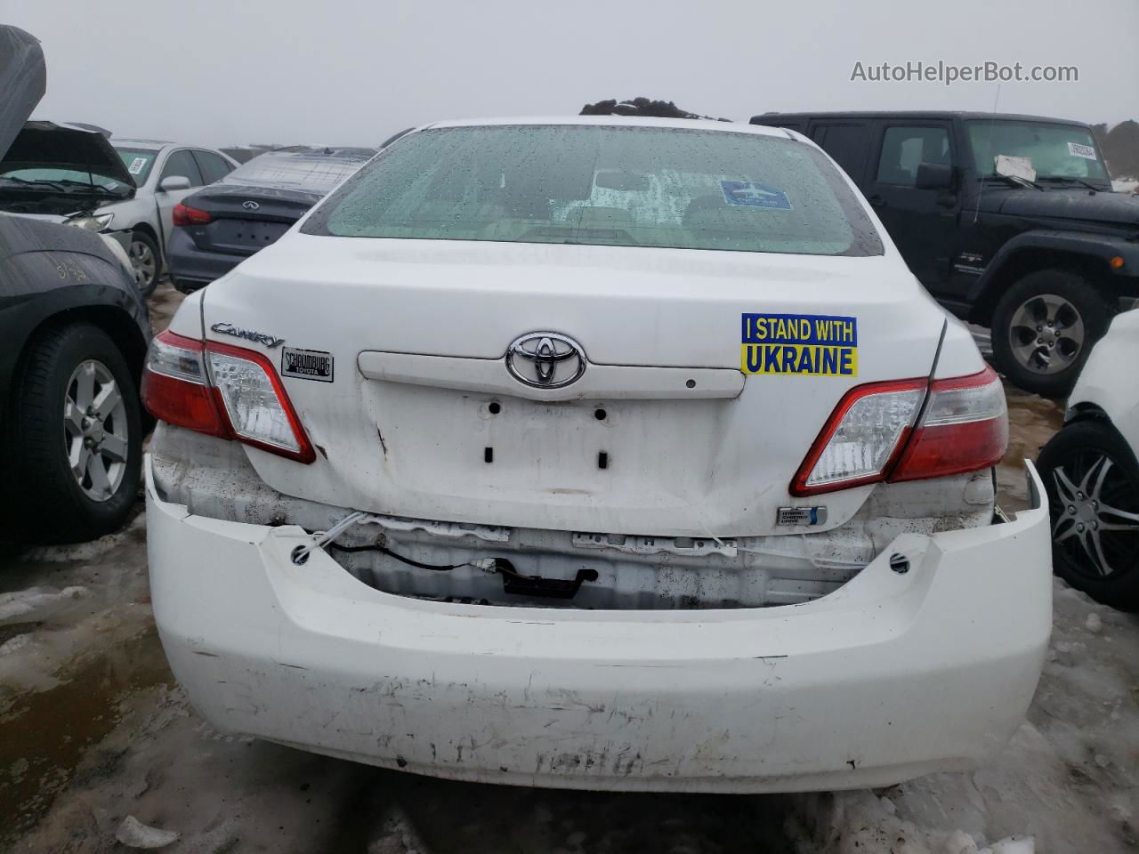 2009 Toyota Camry Hybrid White vin: 4T1BB46K09U064432