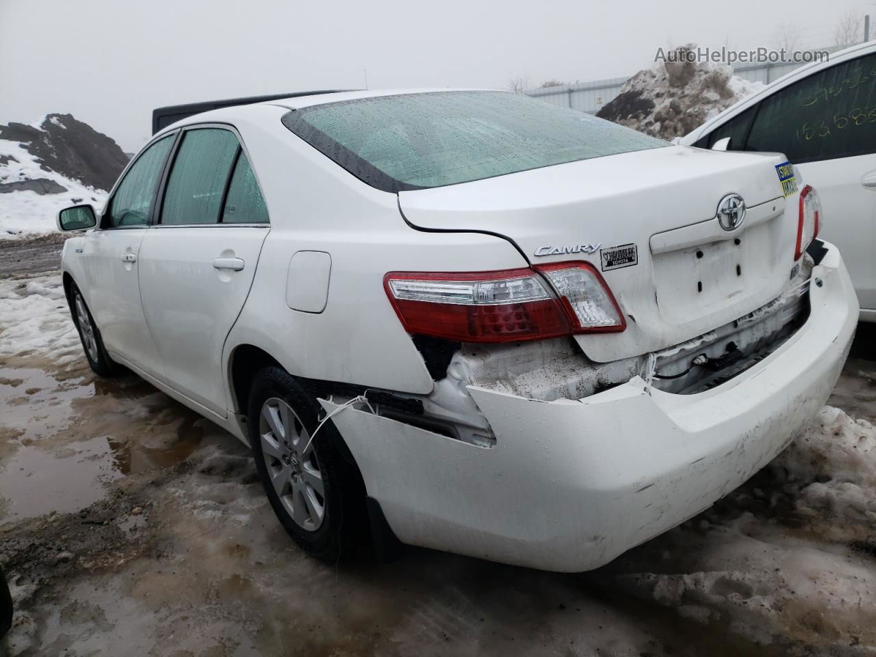 2009 Toyota Camry Hybrid White vin: 4T1BB46K09U064432