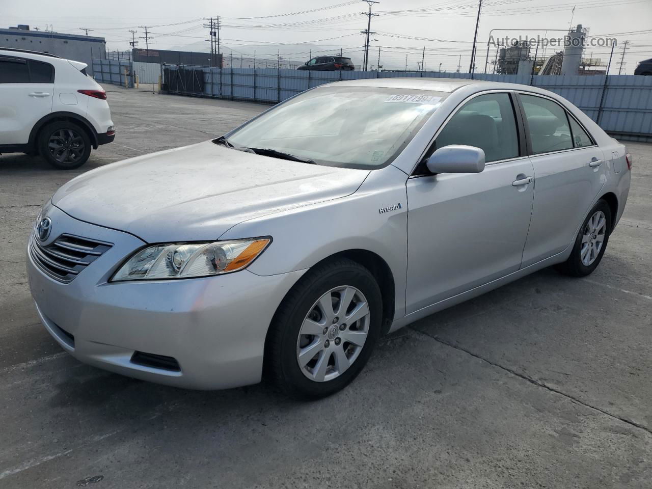 2009 Toyota Camry Hybrid Silver vin: 4T1BB46K09U092425