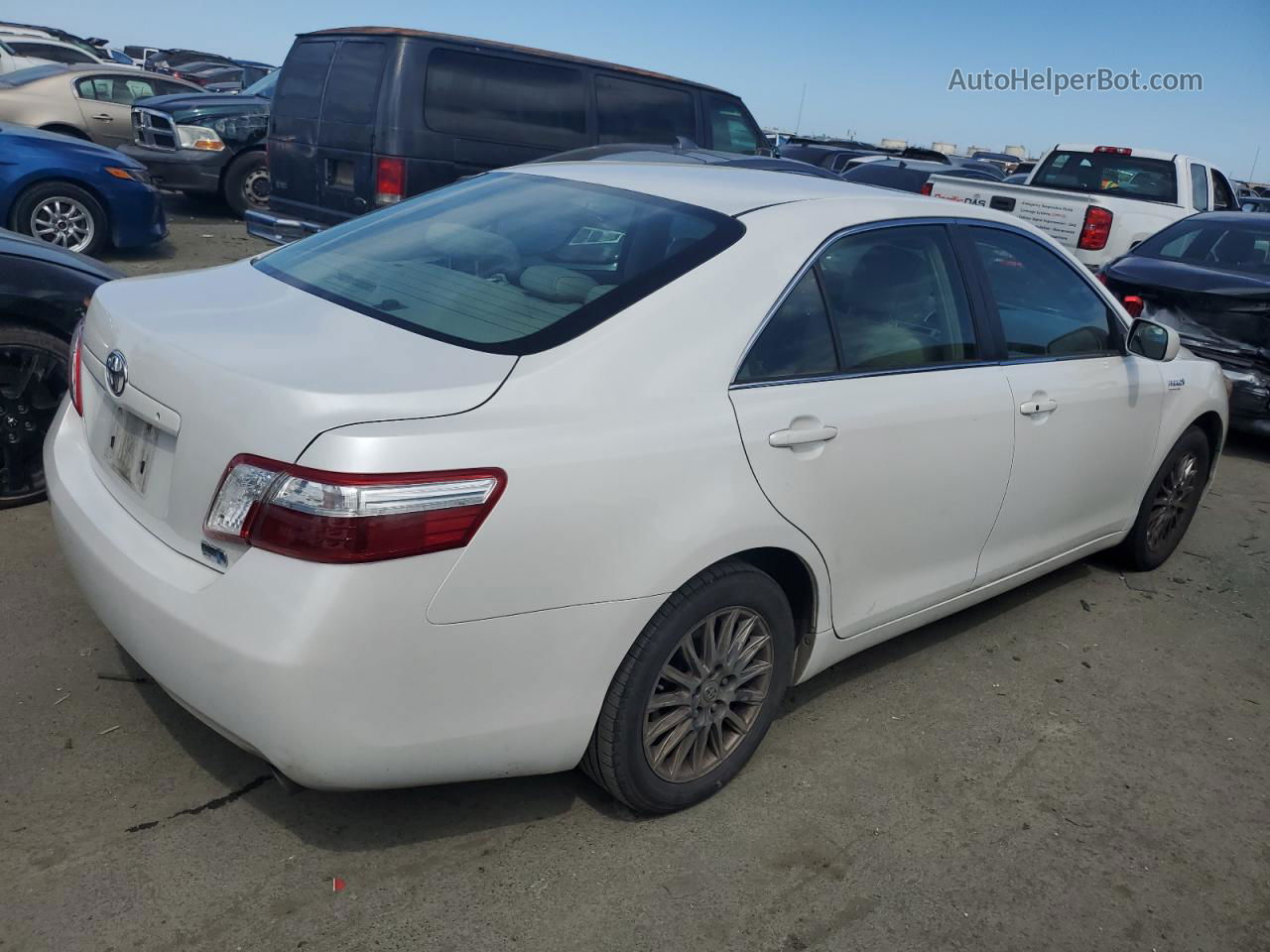 2007 Toyota Camry Hybrid White vin: 4T1BB46K17U016676