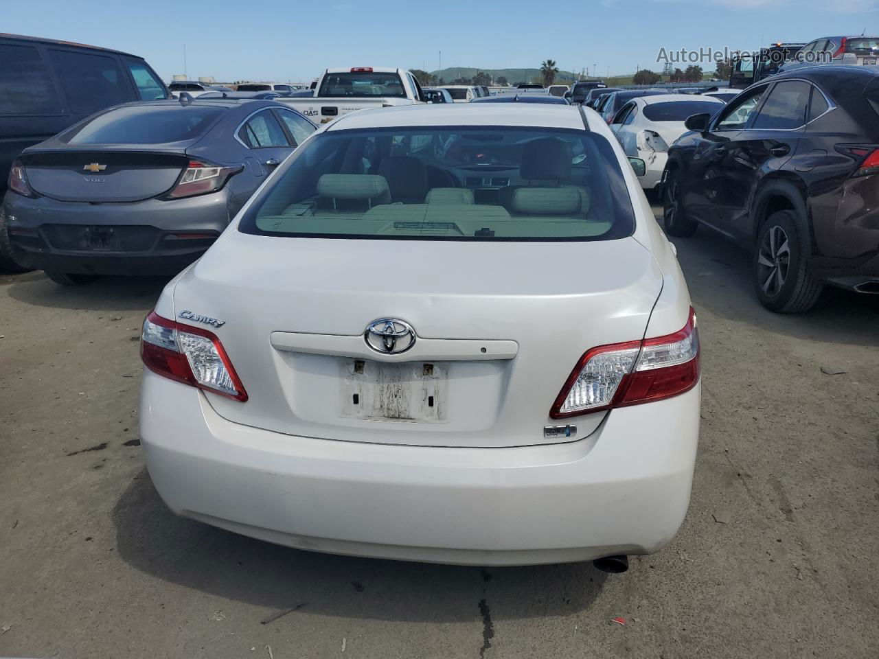 2007 Toyota Camry Hybrid White vin: 4T1BB46K17U016676