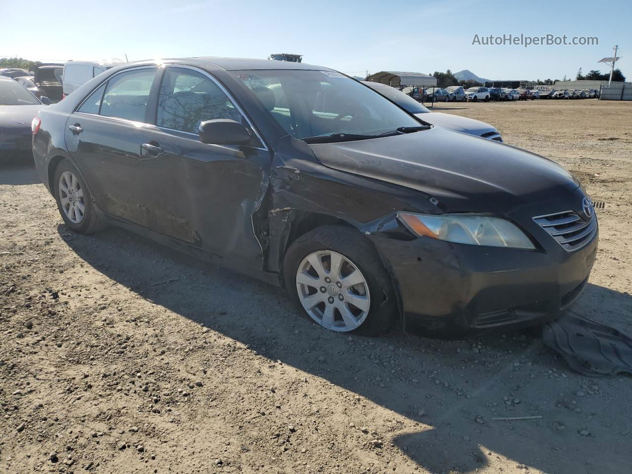 2008 Toyota Camry Hybrid Black vin: 4T1BB46K18U035536