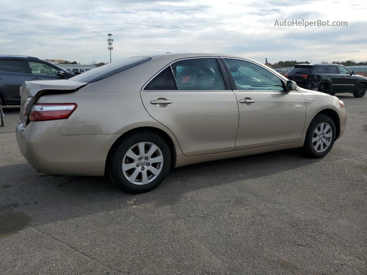 2008 Toyota Camry Hybrid Tan vin: 4T1BB46K18U055687