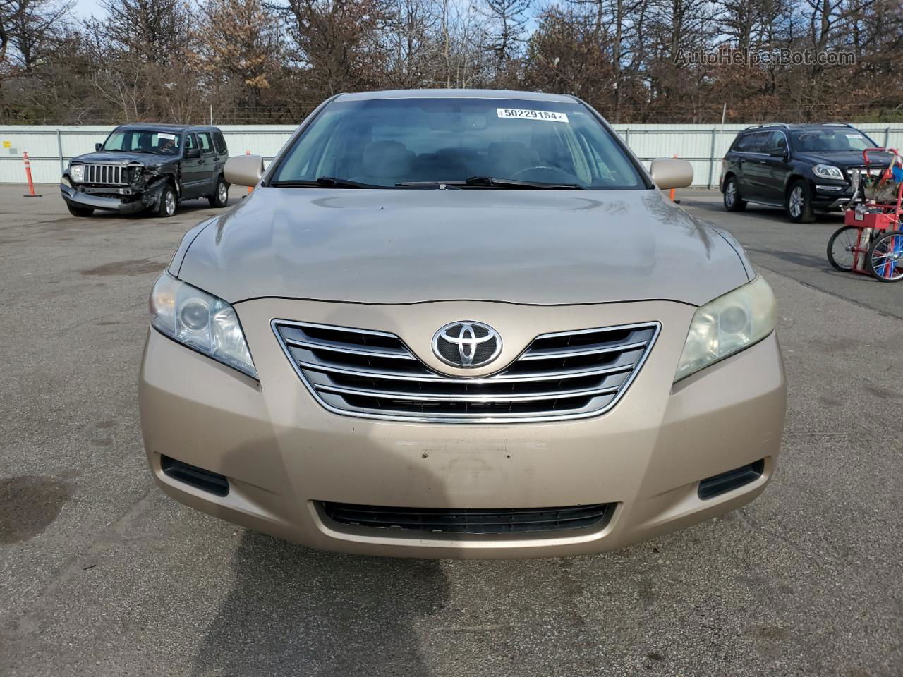 2008 Toyota Camry Hybrid Tan vin: 4T1BB46K18U055687