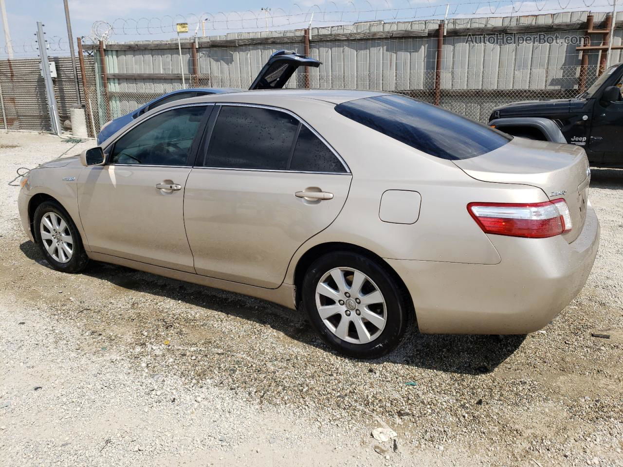 2009 Toyota Camry Hybrid Beige vin: 4T1BB46K19U077996