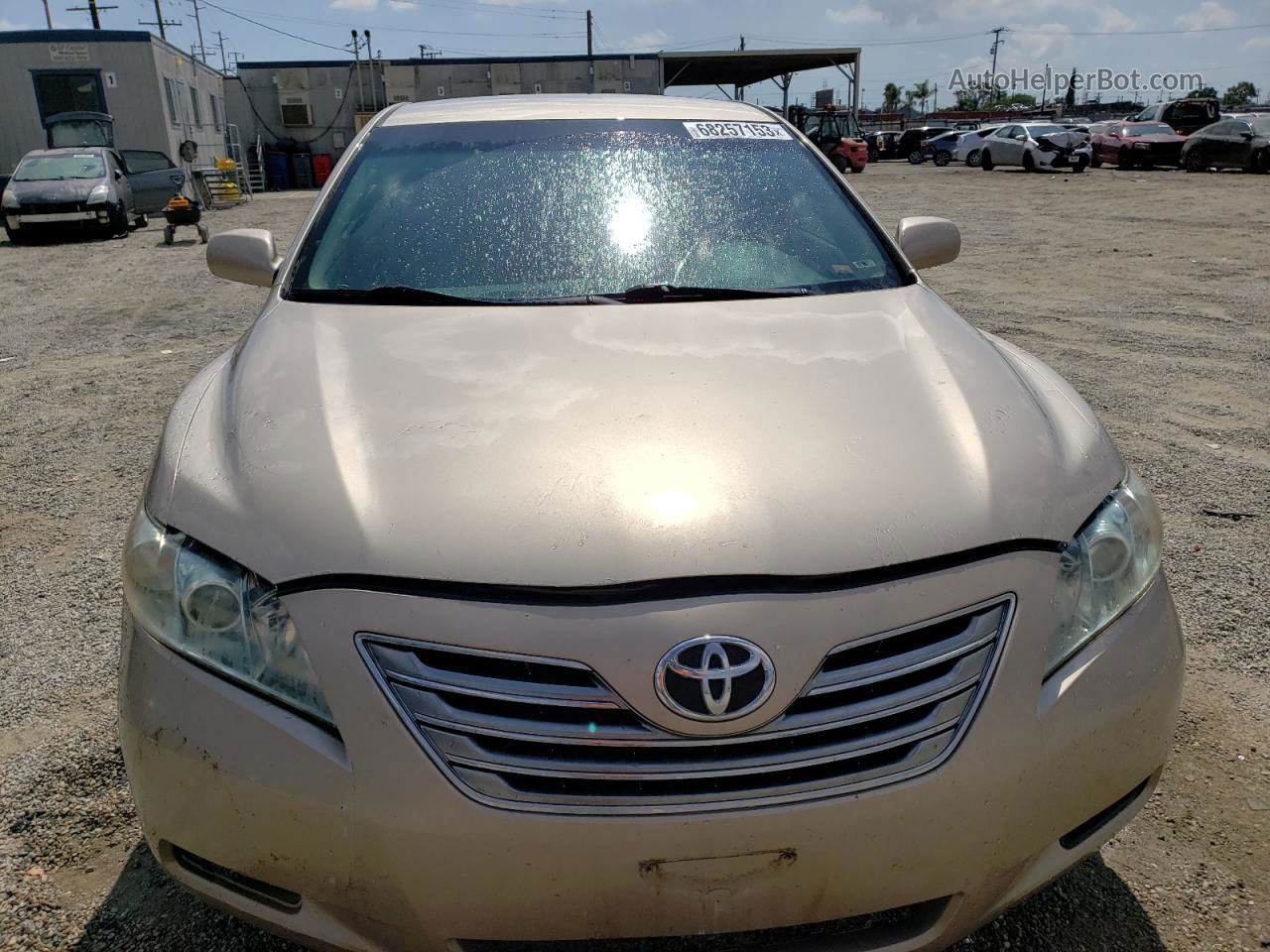 2009 Toyota Camry Hybrid Beige vin: 4T1BB46K19U077996